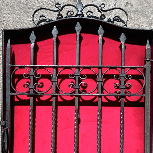 Porta chiavi d'epoca di ferro 